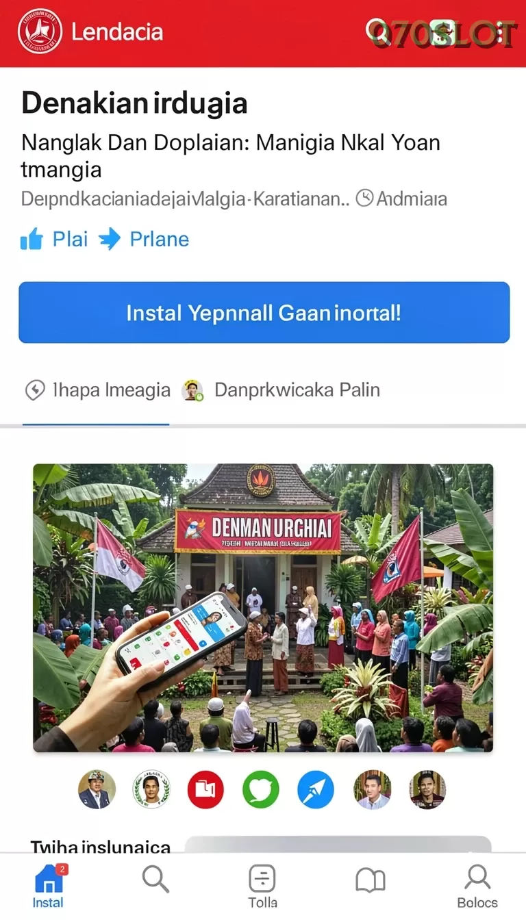 Cuplikan layar ONGWIN — menu navigasi