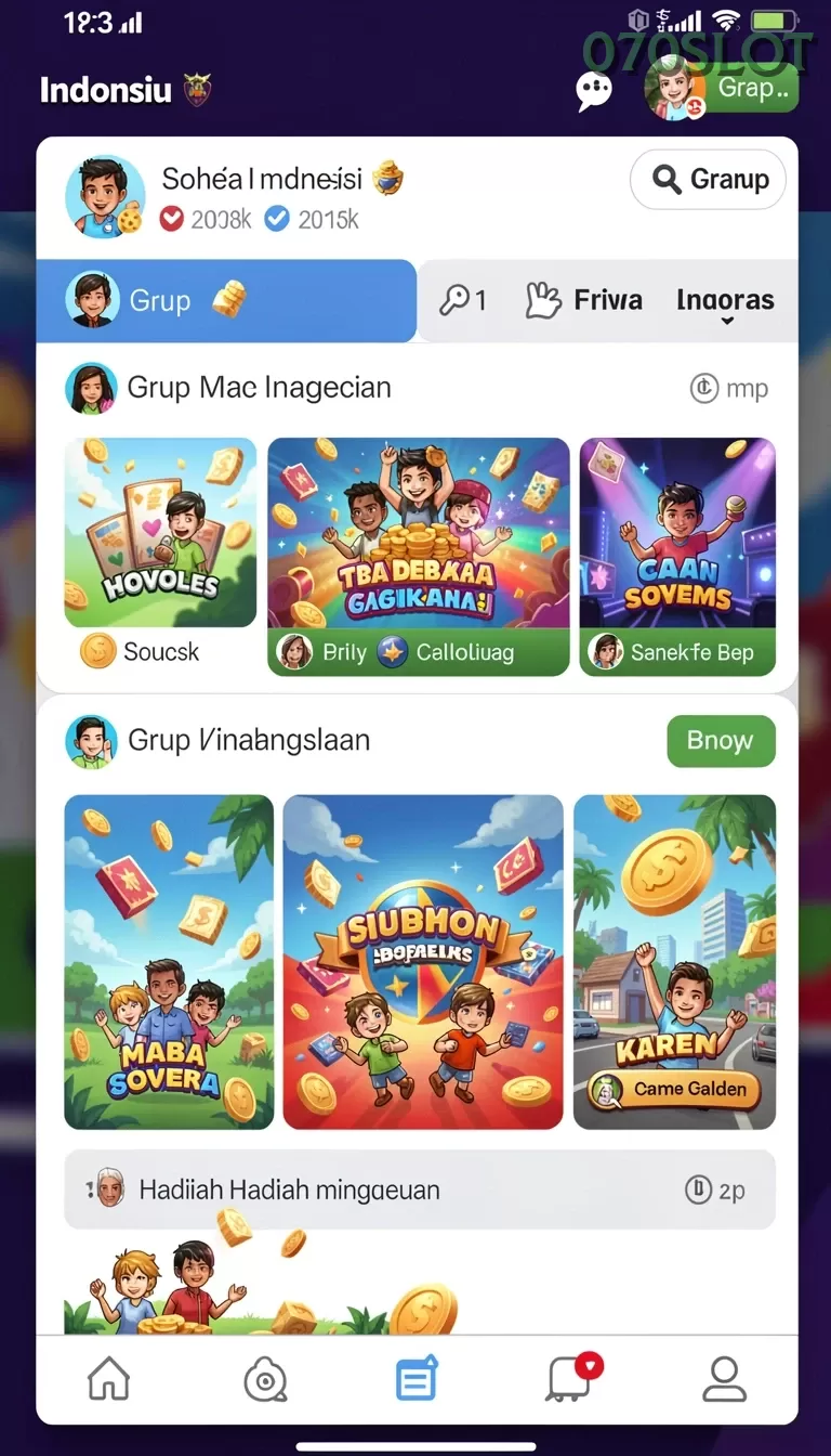 Cuplikan layar AA62 — halaman utama