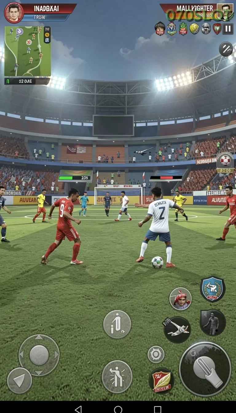 Cuplikan layar EVIP2 — menu navigasi